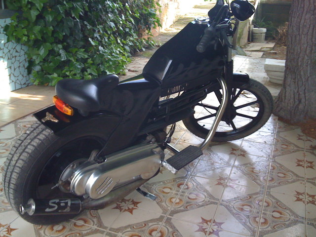 Mivespino. La Harley Vespinson de Cervera