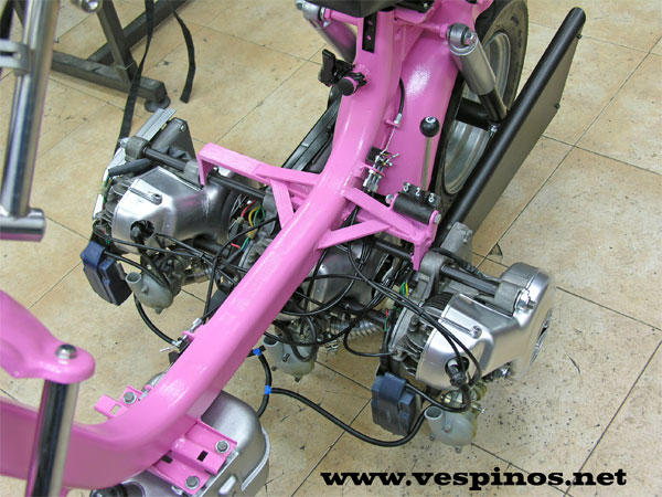 Vespino Pantera Rosa. Detalles