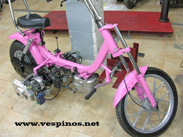 Vespino Pantera Rosa. Detalles