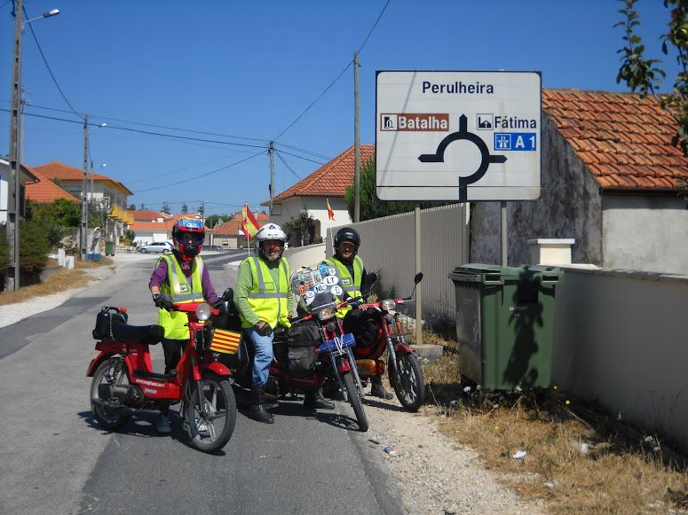 Travesia de Portugal en vespino 2012